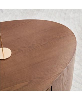 Streamdale Modern Luxury Oval Coffee Table, Elegant Living Room Accent Piece