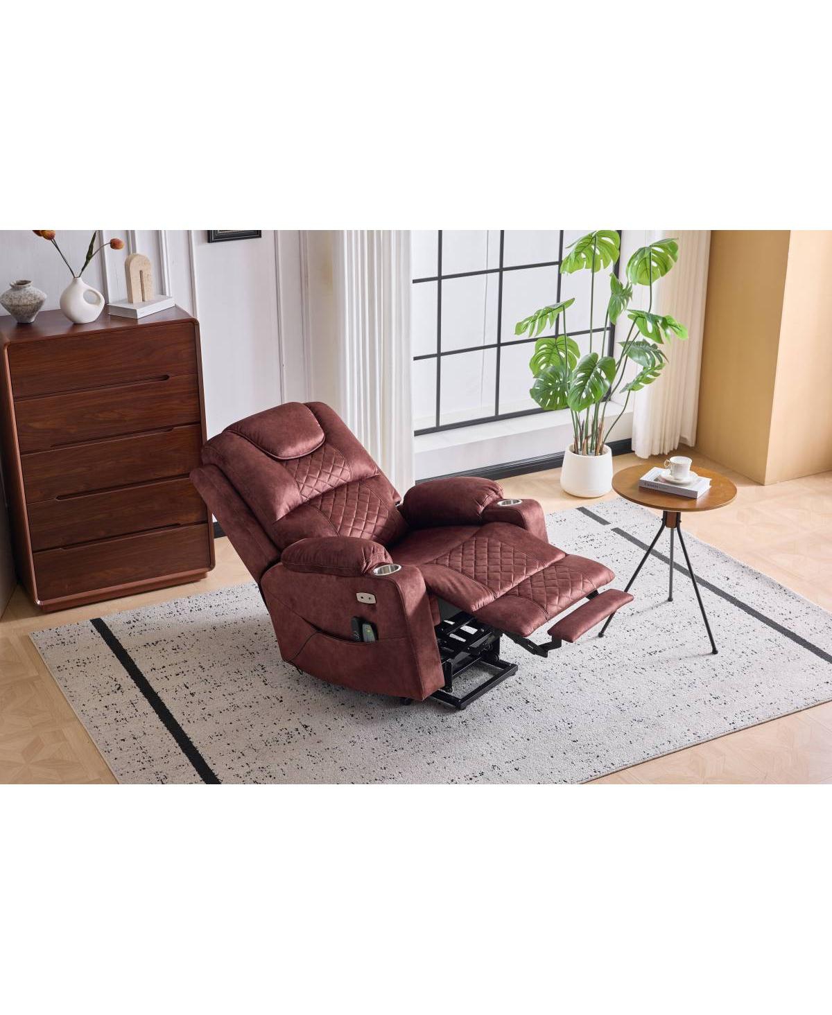Streamdale Furniture Oversized Power Lift Recliner Massage Chair for Elderly