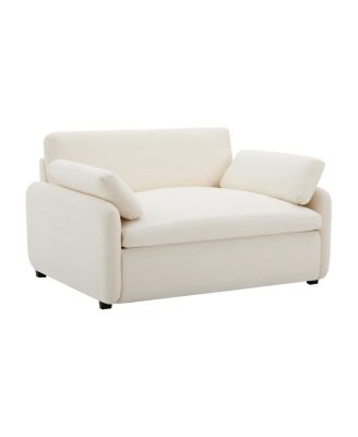 Streamdale Oversized Chenille Sofa Chair, Wide Seat Accent Chair, Modern Comfy Armchair