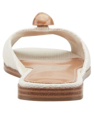 Women's Dalani Ornamented Ruched Flat Slip-On Sandals