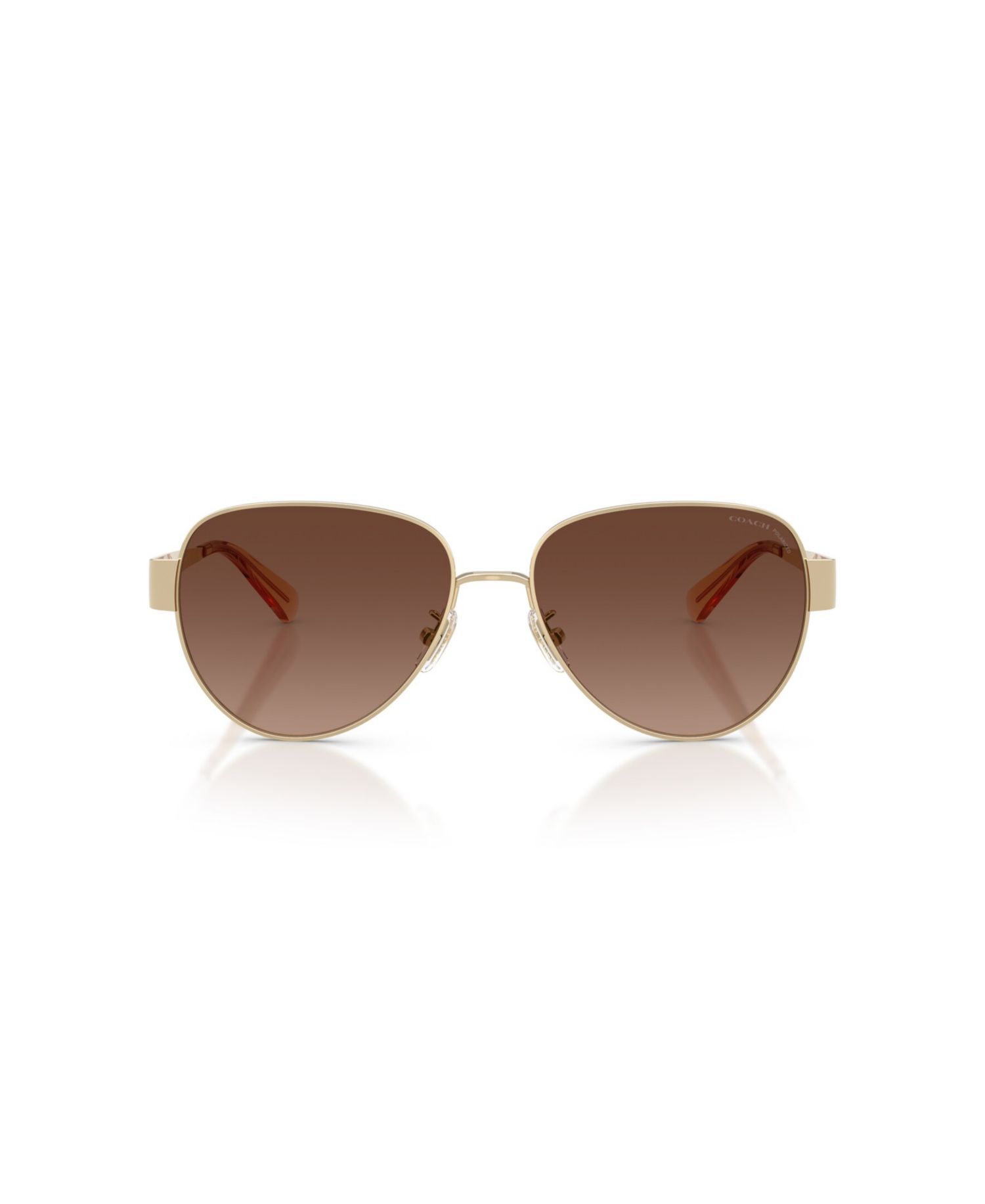 Women's Pilot Polarized Sunglasses, CDP37 HC7186