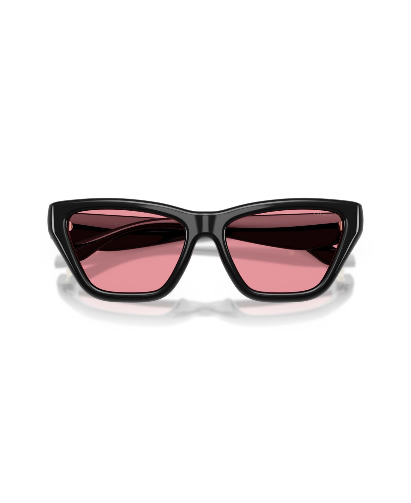 Женские солнцезащитные очки Coach Cat Eye Sunglasses, CDP33 HC8449U, цвет: Чёрный — фото 4