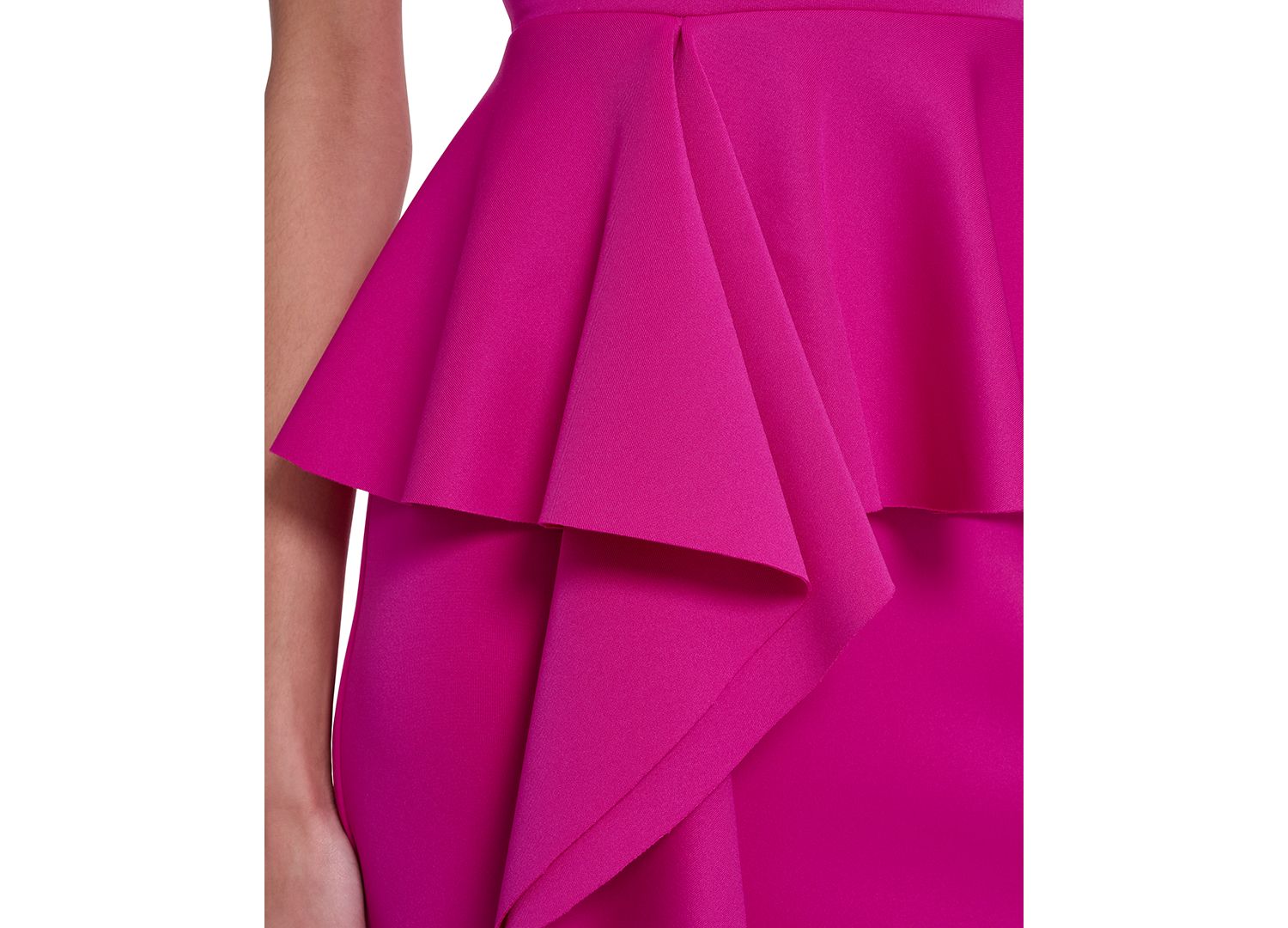 Women's Strapless Peplum Gown