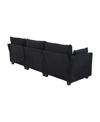 102" Oversized Modular Sectional Sofa with Movable Ottoman