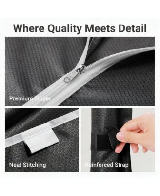 YIGII Heavy Duty Metal Garment Rack - 620lb Capacity, 6 Tiers, Adjustable Shelves, Lockable Wheels, Easy Assembly