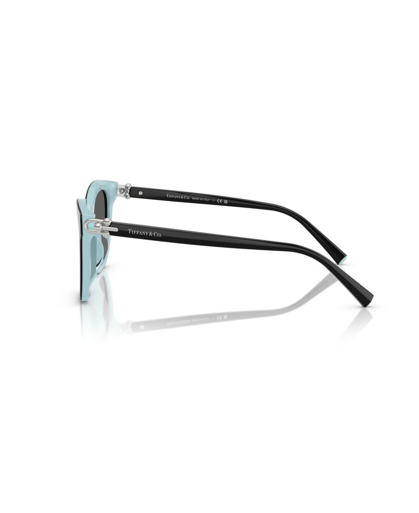 Женские солнцезащитные очки Tiffany & Co. Square Sunglasses, TF4241D, цвет: Чёрный синий — фото 5