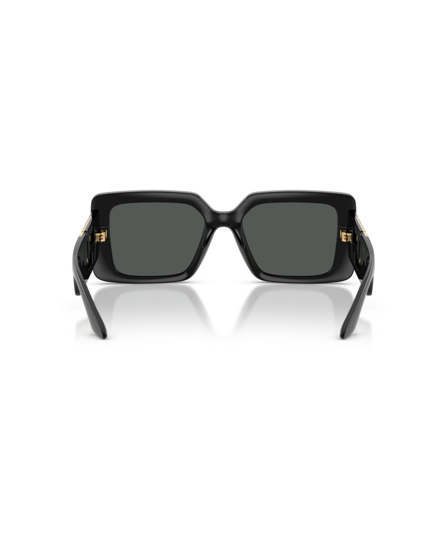 Женские солнцезащитные очки Versace Square Sunglasses, VE4505U, цвет: Чёрный — фото 4