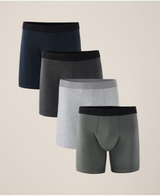 Men's Everyday Extended Boxer Brief 4-Pack Made With Organic Cotton