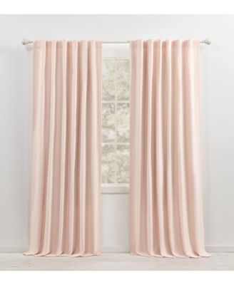 Velvety Room Darkening, Back Tab and Rod Pocket Single Curtain Panel