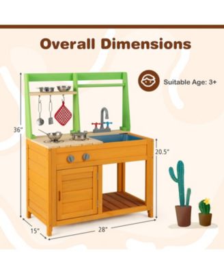 Kids Outdoor Mud Kitchen Playset