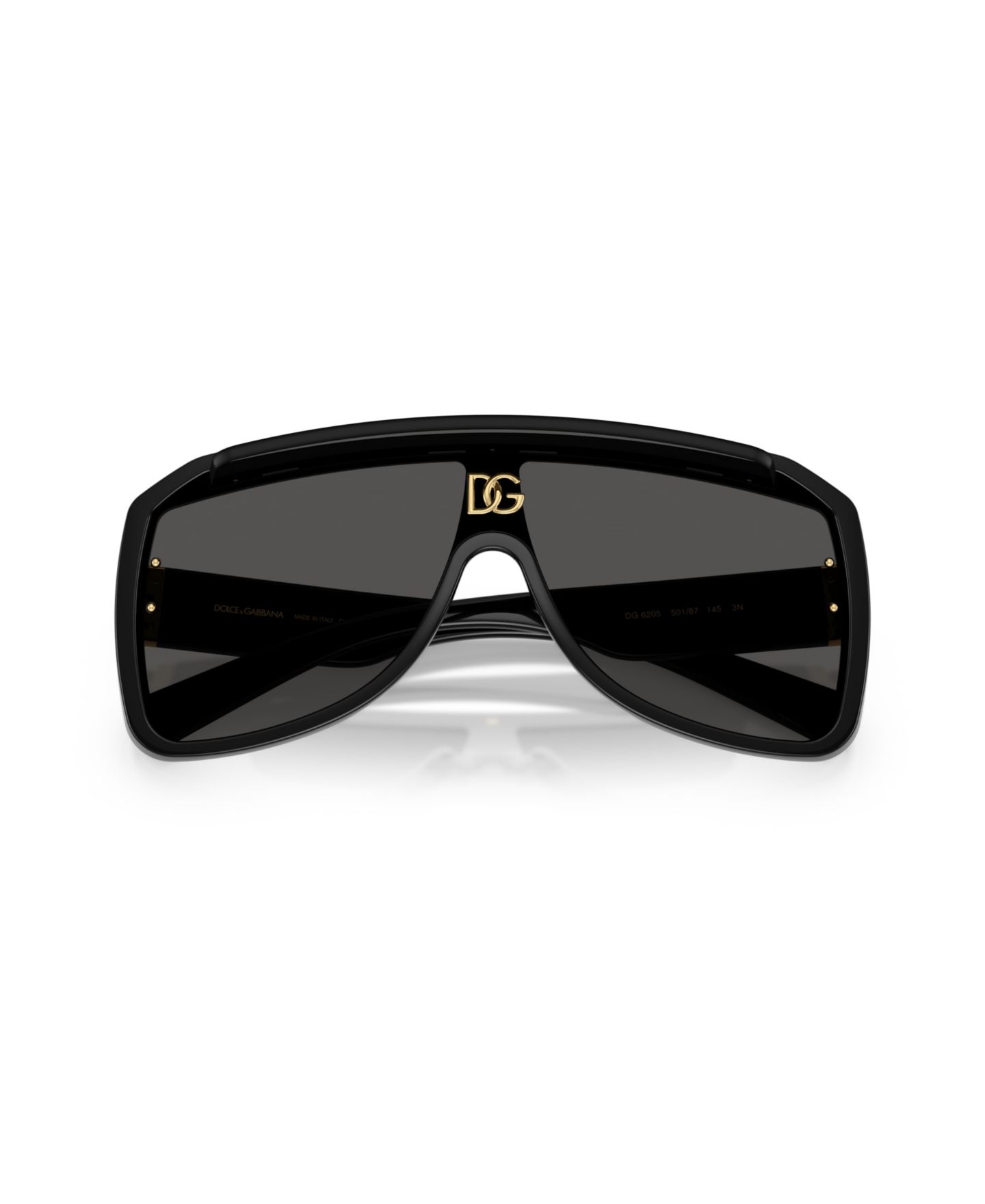 Солнцезащитные очки Dolce&Gabbana Unisex Pilot Sunglasses, DG6205, цвет: Чёрный — фото 4