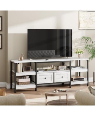 79" TV Cabinet with Drawers & Shelves, Media Console