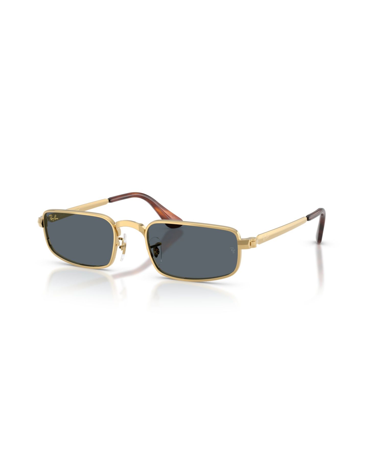 Солнцезащитные очки Ray-Ban Unisex Rectangle Sunglasses, RB3927, цвет: Золотой — фото 1