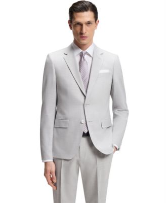 BOSS by Men's Micro-Patterned 2-Piece Slim-Fit Suit