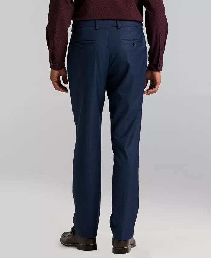 Men's Modern-Fit Sharkskin Dress Pants - thumbnail 3