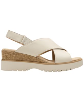 Women's Diaz Cross Round Toe Wedge Sandals