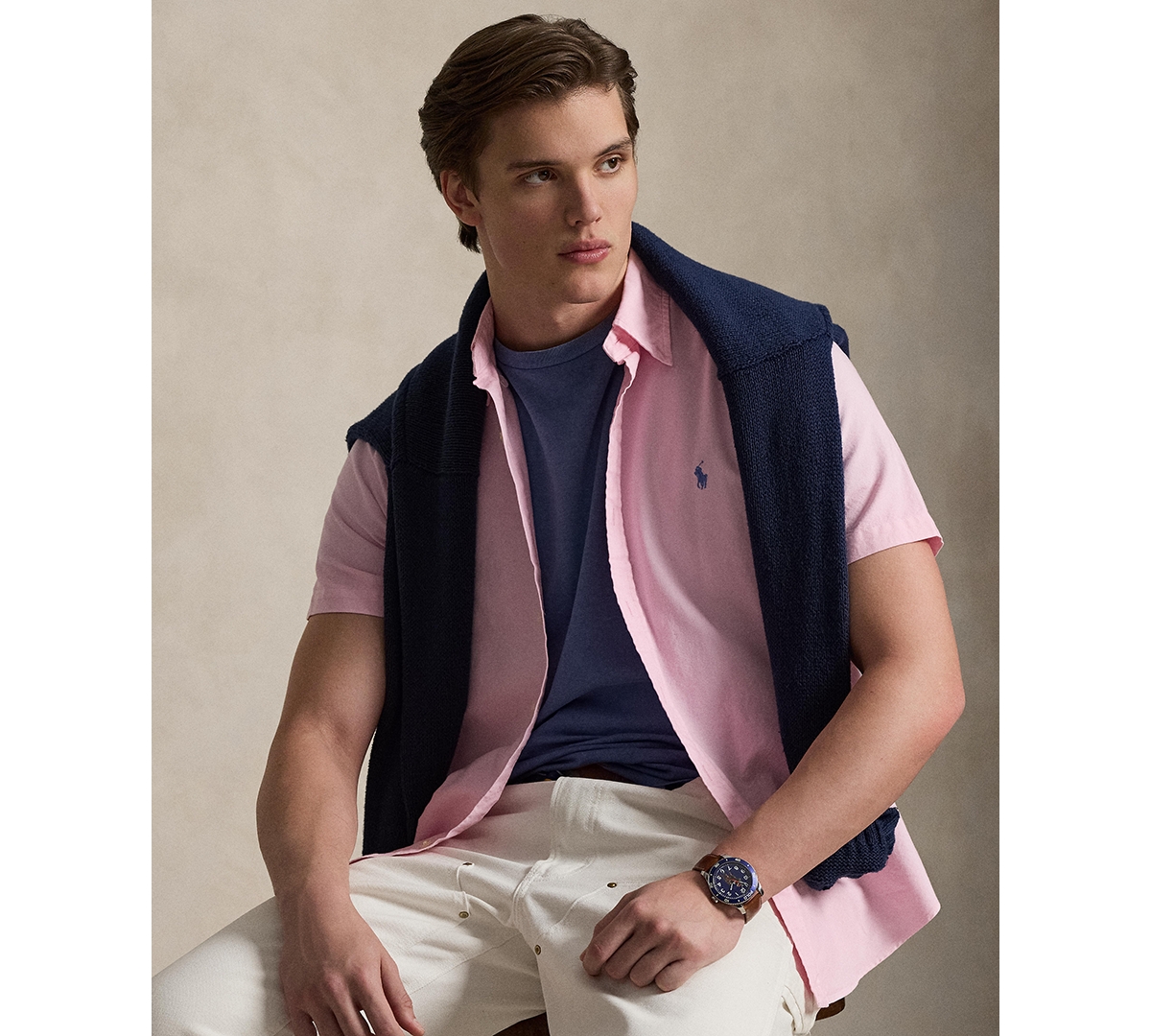 Polo Ralph Lauren Men's Garment-Dyed Oxford Shirt