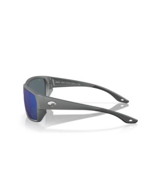 Men's Rectangle Tailfin Polarized Sunglasses, 6S9113