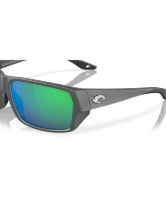 Men's Rectangle Tailfin Polarized Sunglasses, 6S9113