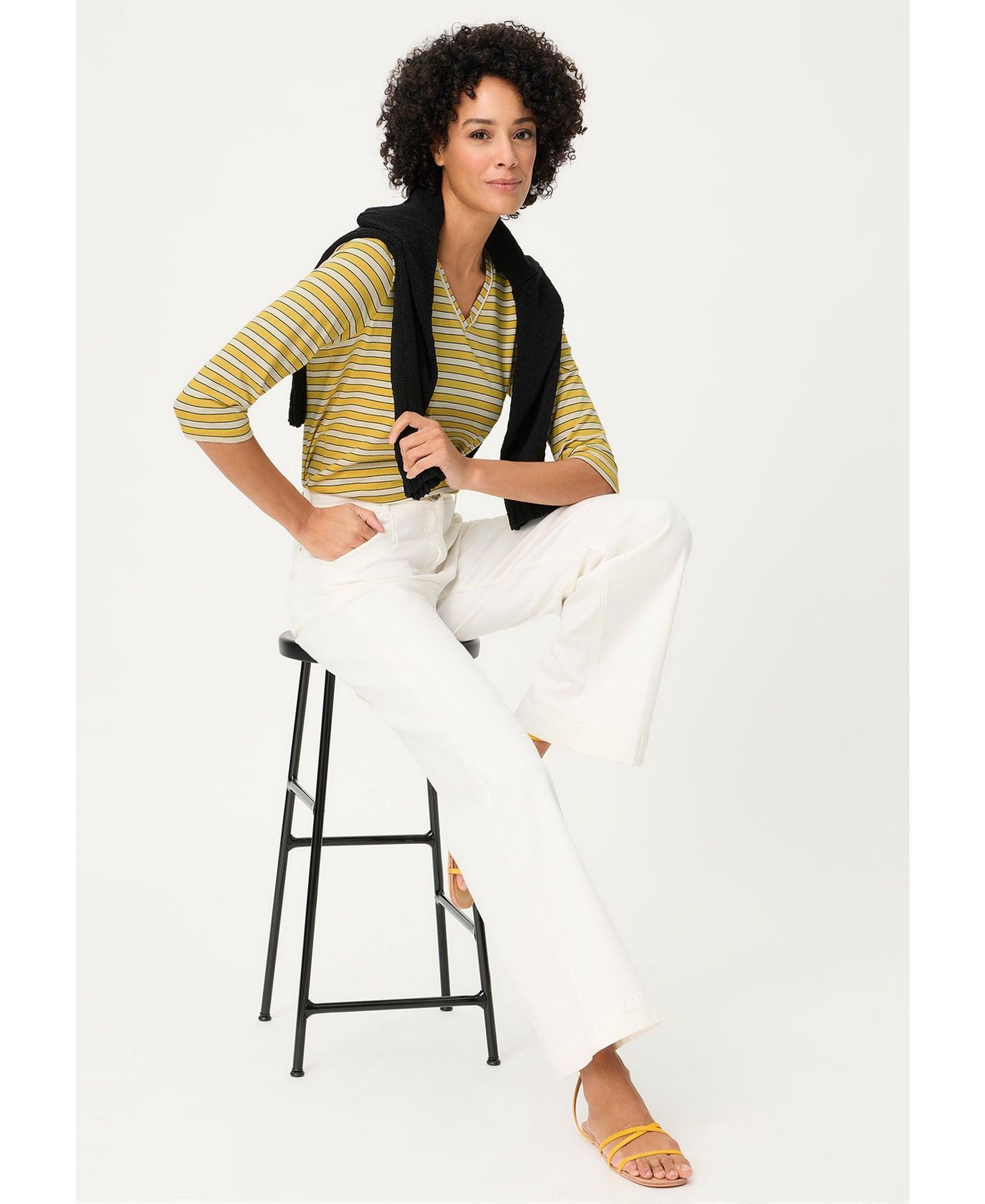 Женская футболка Olsen Striped — фото 5