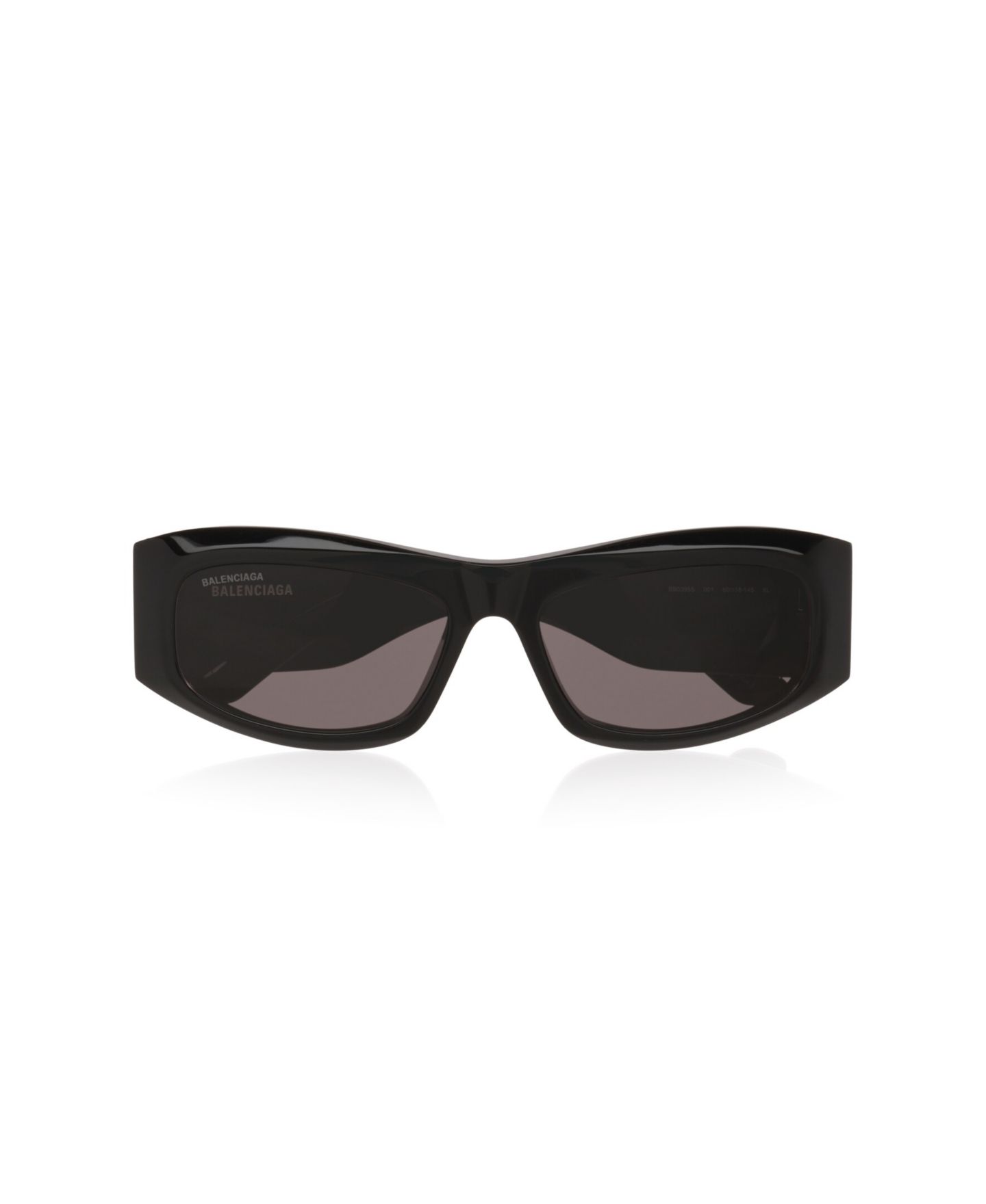 Женские солнцезащитные очки Balenciaga Rectangle Sunglasses, BB0395S 6E000382, цвет: Чёрный — фото 5