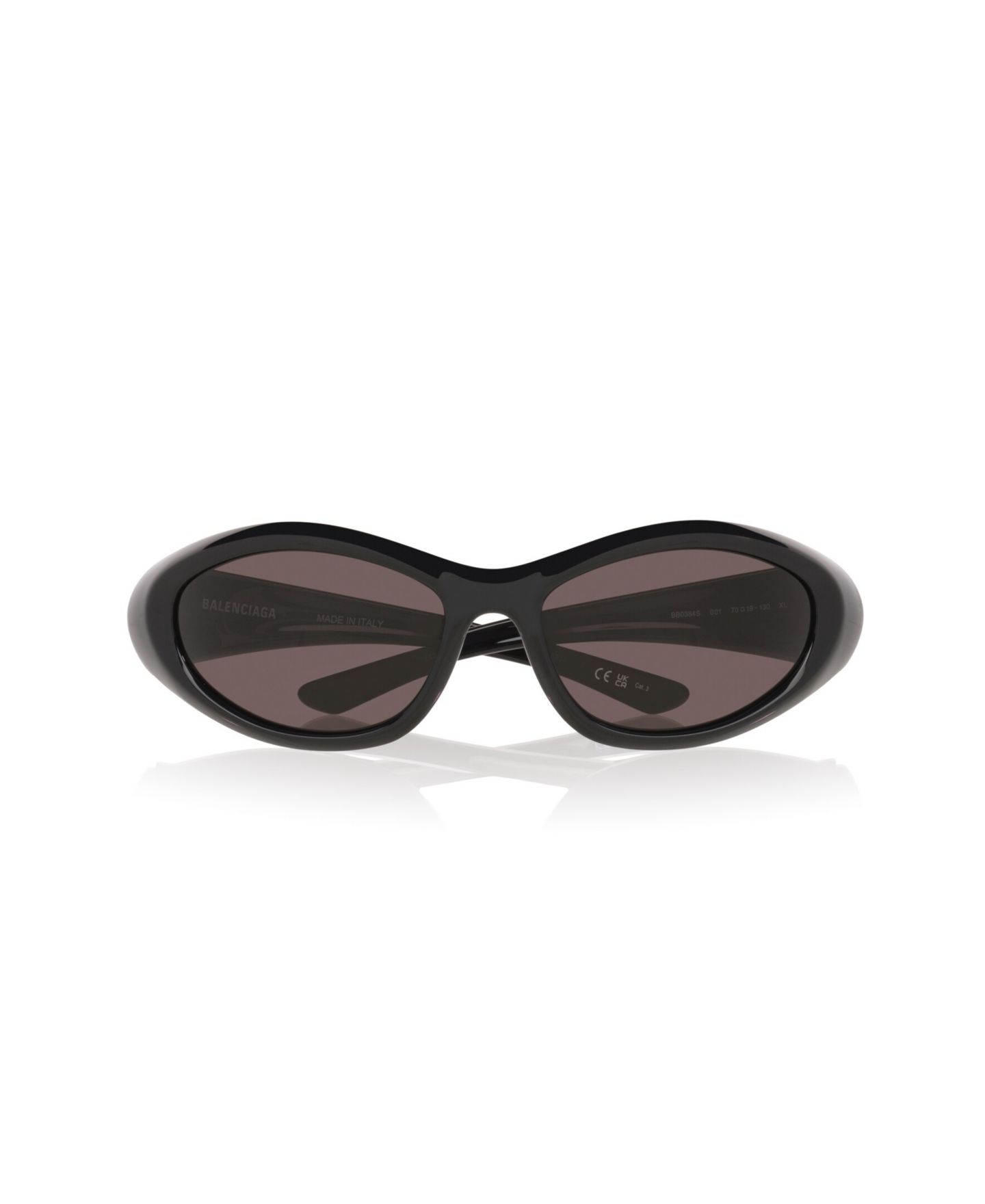 Солнцезащитные очки Balenciaga Unisex Cat Eye, BB0384S 6E000370, цвет: Чёрный — фото 5