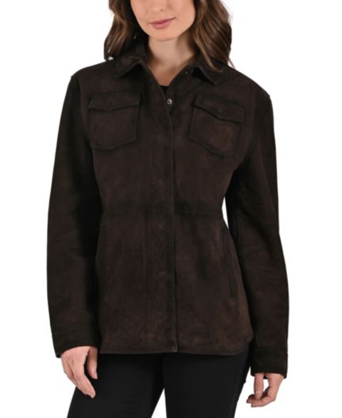 Женские куртки Frye Women s Goat Suede Jacket