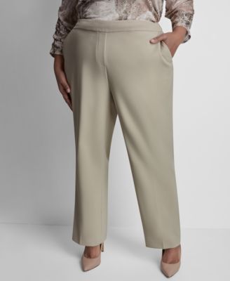 Plus Size Mid-Rise Ankle Pant