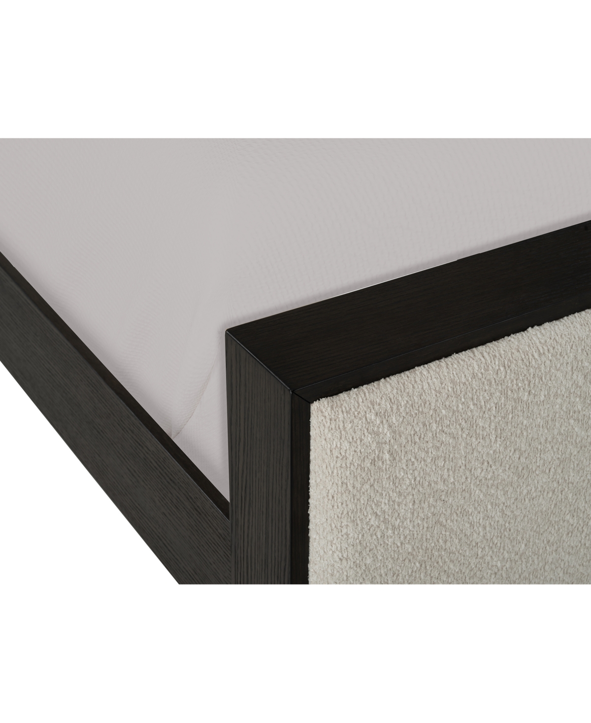 Ryder 63" California Oak Veneer Upholstered King Bed