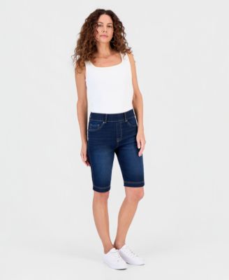 Women's High Rise Pull-On Bermuda Shorts