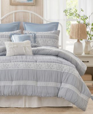 Perryn Jacquard 7-Pc. Comforter Set, Queen
