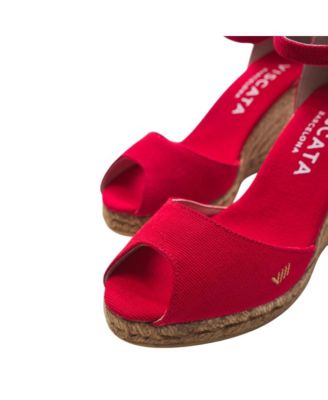 Aiguafreda Canvas Espadrille Sandal Wedges