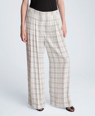 Women's Wide-Leg Triple Pleated Pants