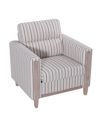 Streamdale PU Cover Sofa with Rubber Wood Legs