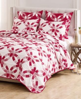 Wedding Ring Reversible 2-Pc. Coverlet Set, Twin/Twin XL