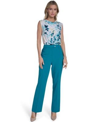 Petite Cowl Neck Sleeveless Top