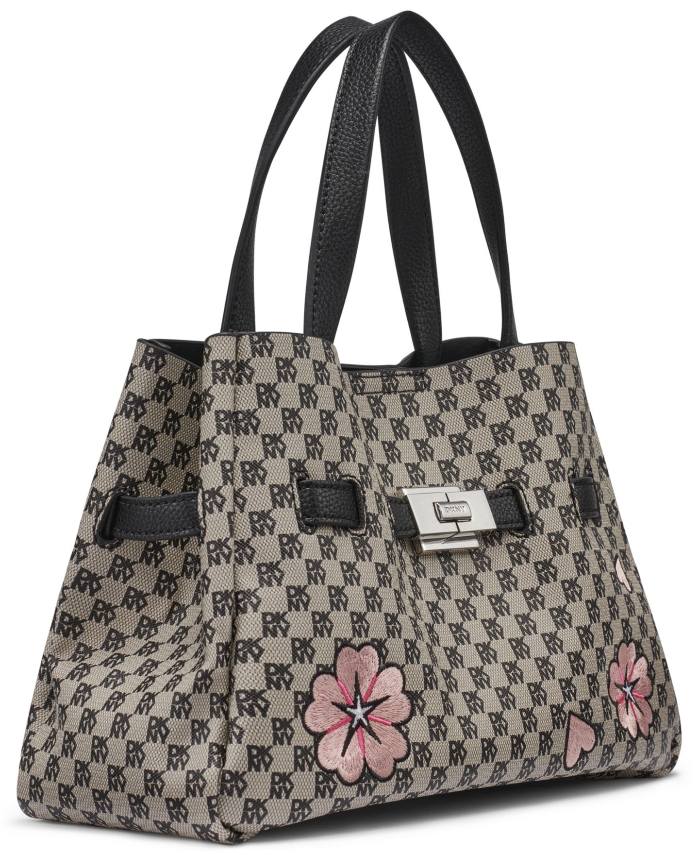 Женская сумка DKNY Bryar Small Crossbody Satchel, цвет: Чёрный — фото 3