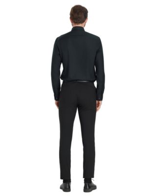 Men's Herringbone Long-Sleeve Dress Shirt