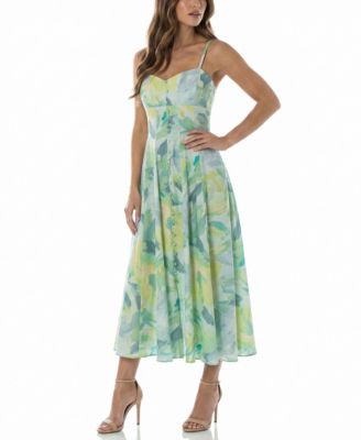 Women's Sweetheart Neck A-Line Dress