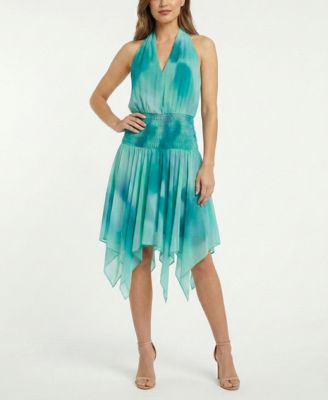 Women's V-Neck Halter Dress