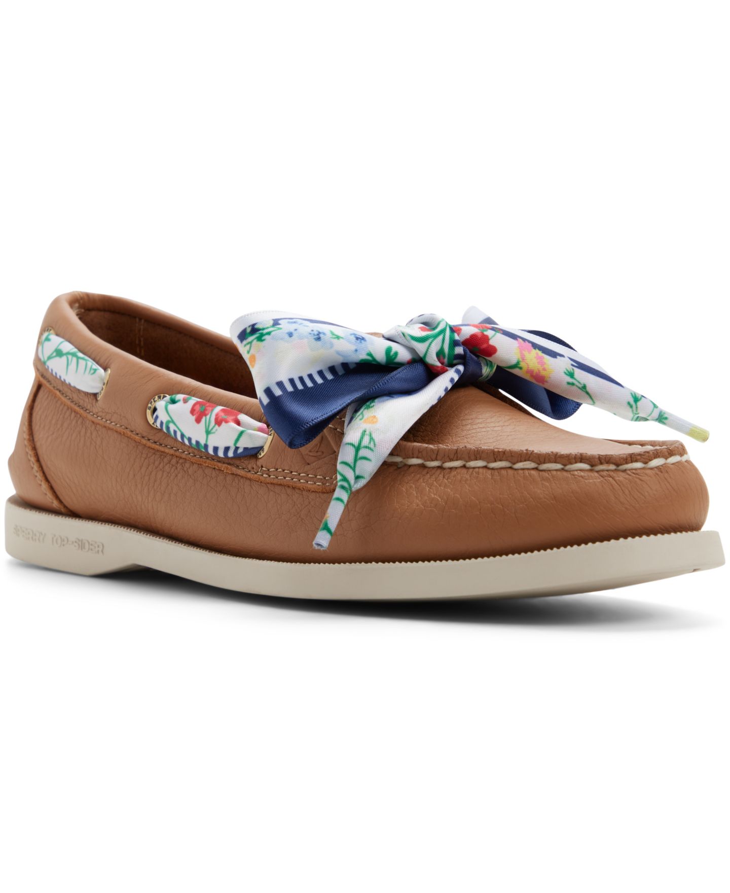 Женские туфли Sperry Authentic Original One-Eye Round Toe Boat, цвет: Рыжевато-коричневый — фото 1