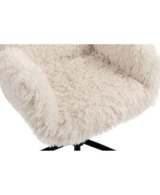  Criss Cross Ergonomic Swivel Desk Chair with Adjustable Armrests & Wheels