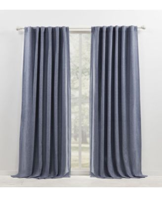 Sallie Total Blackout, Back Tab and Rod Pocket Single Curtain Panel