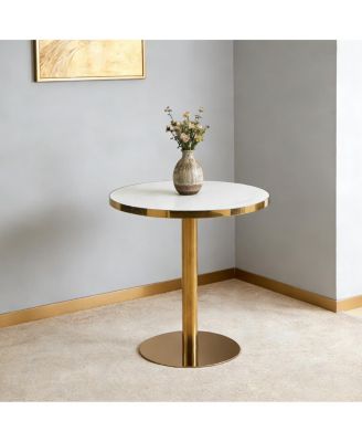 Streamdale 31.5" Mid-Century Modern Pedestal Table - Dining/Coffee Table for 4-6, MDF