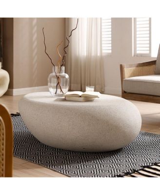 Fiberglass Rocks Coffee Table - No Assembly Required