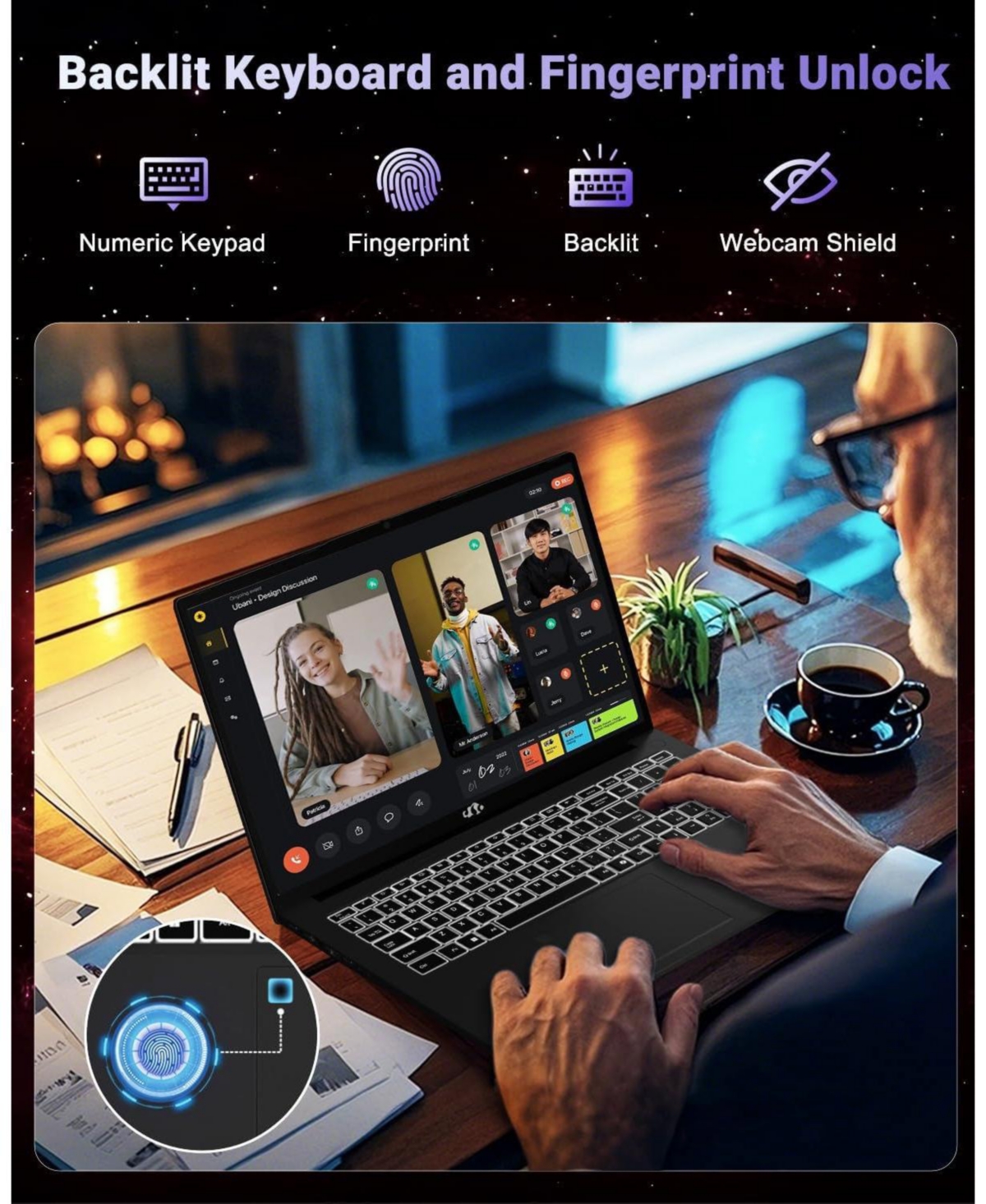 Nimo 17.3" Ips Fhd-Gaming-Laptop, Amd Ryzen 7 8745HS 32GB DDR5 Ram 1TB Ssd 4.9GHz Radeon 780M Graphics 100W Usb-c 4.0