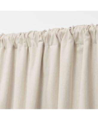 Sallie Total Blackout, Back Tab and Rod Pocket Single Curtain Panel