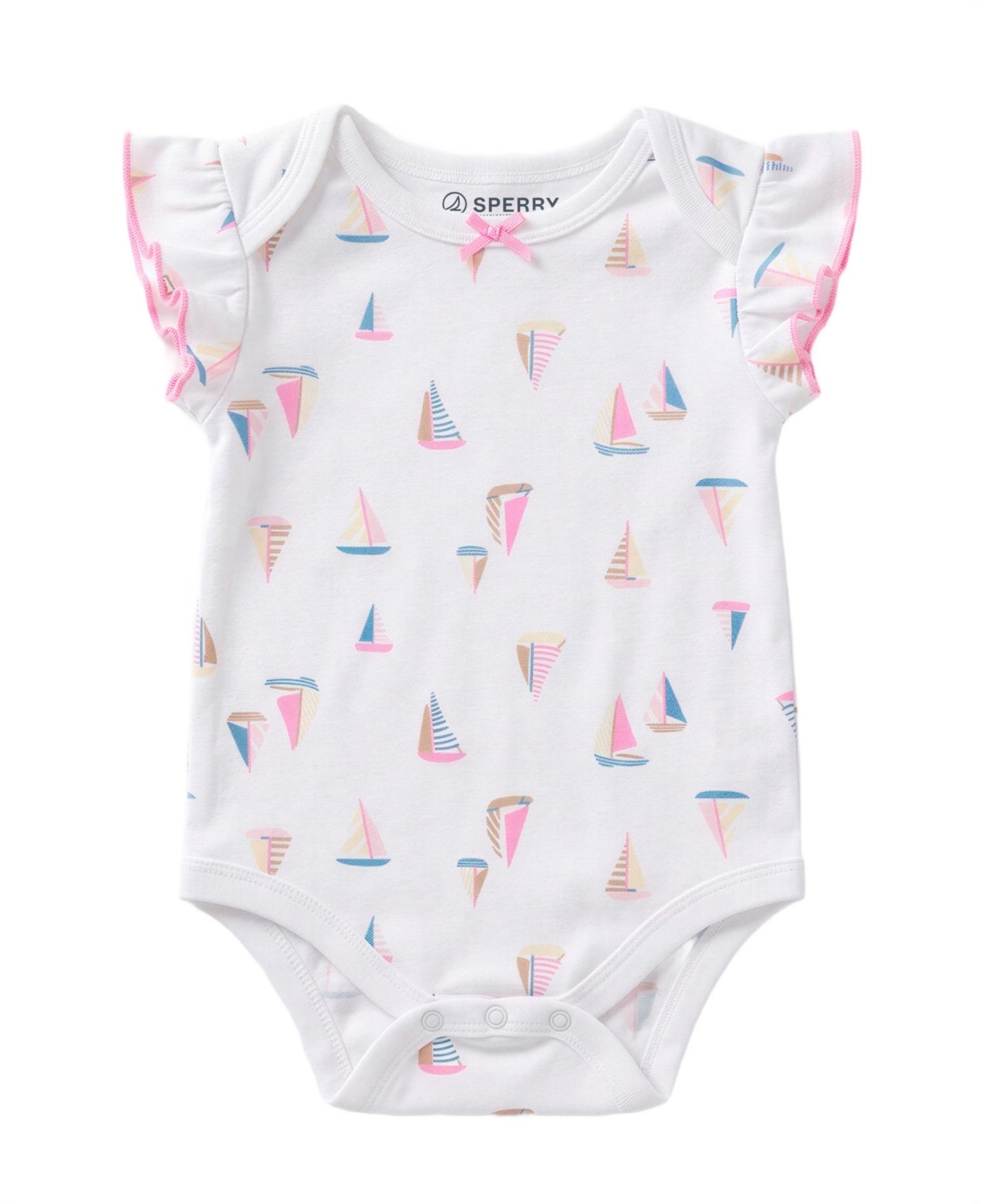 Baby Girls' Short-Sleeve Bodysuit with Rattle, 2-Piece Set