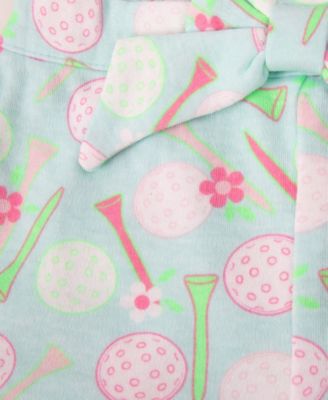 Baby Girls' Graphic Bodysuit Dress, Printed Shorts and Sunglasses, 3-Piece Set