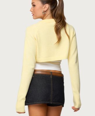 Women's Morgynne Cropped Knit Cardigan